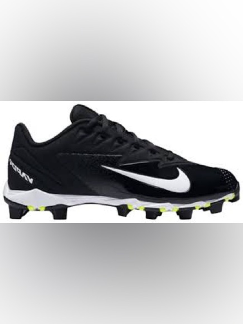 Nike vapor black molded baseball cleats unisex sports size 10C
